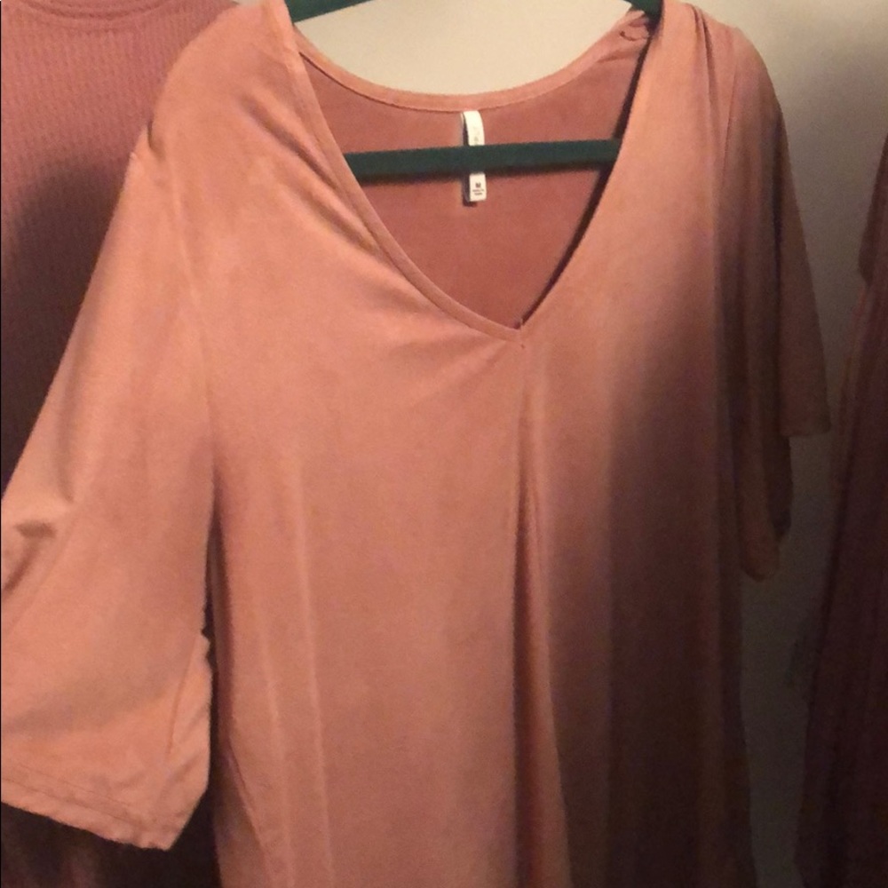 Boutique Suede Top